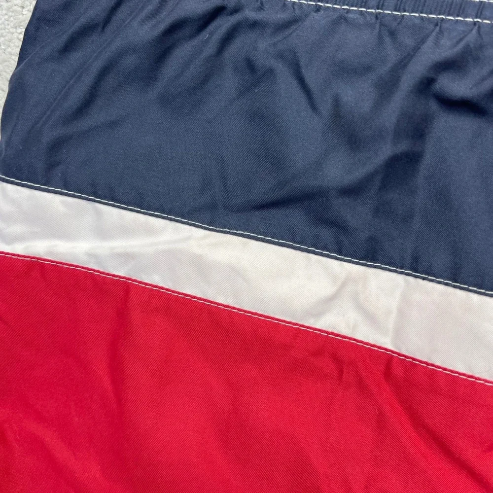 VINTAGE Y2k Old Navy Board Shorts Mens‎ SColorblock Swim Trunks Surf USA Flag